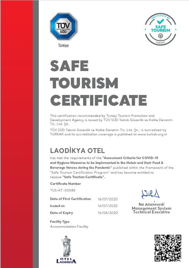 Laodikya Hotel Деницли Экстерьер фото
